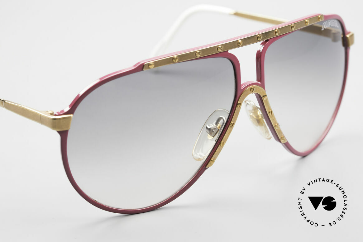 Alpina M1 80er Vintage Kultbrille Pink, LACKSCHADEN auf der Rückseite: siehe 7. Foto!, Passend für Damen