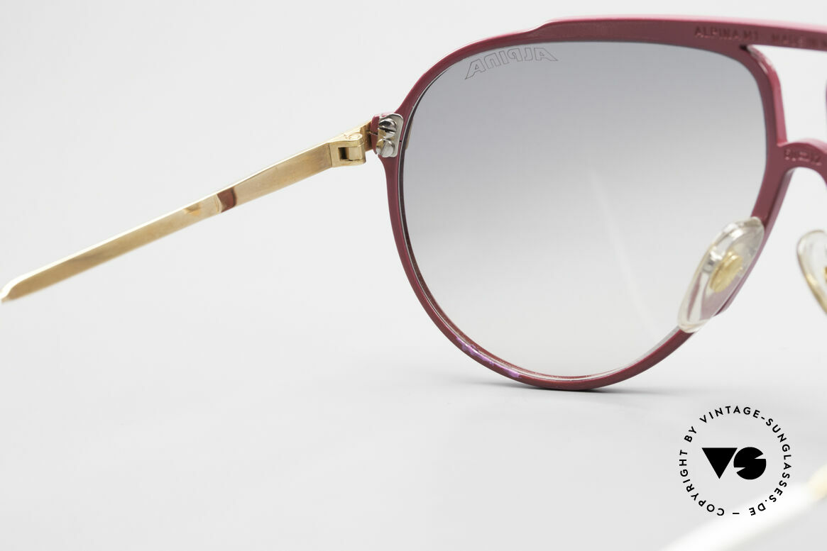 Alpina M1 80er Vintage Kultbrille Pink, Größe: medium, Passend für Damen