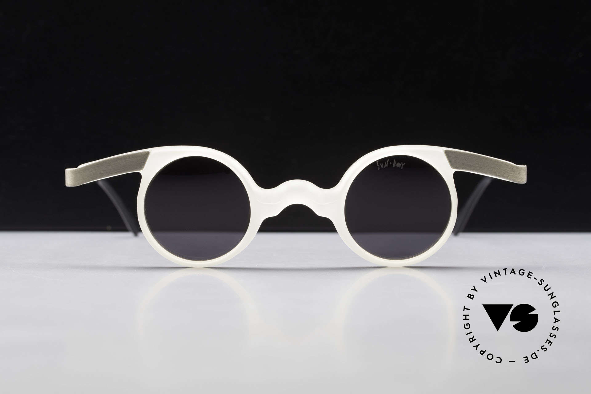 Sunboy SB39 Vintage No Retro Sonnenbrille, spektakuläre Rahmenkonstruktion - ein Hingucker!, Passend für Herren und Damen