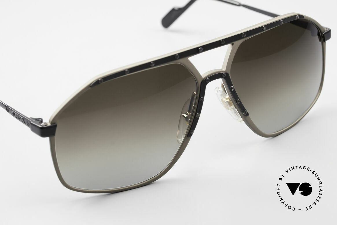 Alpina M1/7 Rare Vintage Sonnenbrille 90er, ungetragenes Modell kommt mit einem BVLGARI Etui, Passend für Herren