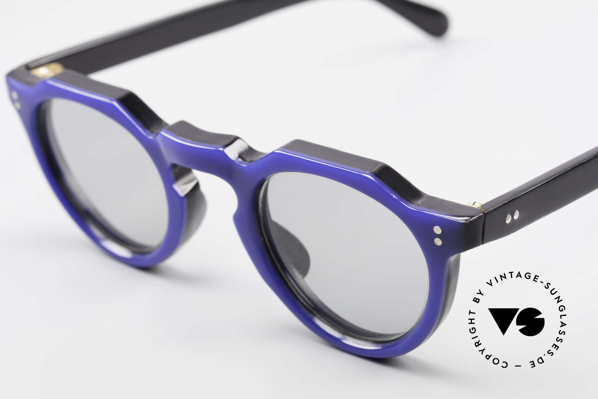 Lesca Panto 6mm 60er Frankreich Brille Panto, made in Frankreich, jedoch OHNE Rahmen-Aufdrucke, Passend für Herren