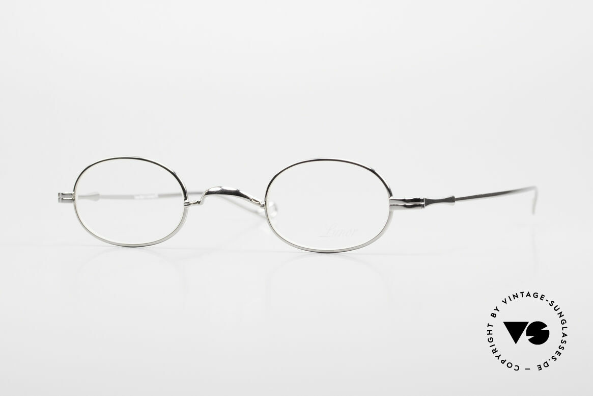 Lunor II 08 Kleine Ovale Lunor Brille, LUNOR = französisch für "Lunette d’Or" (Goldbrille), Passend für Herren und Damen