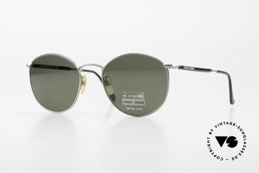 Giorgio Armani 627 Vintage Panto Sonnenbrille Details
