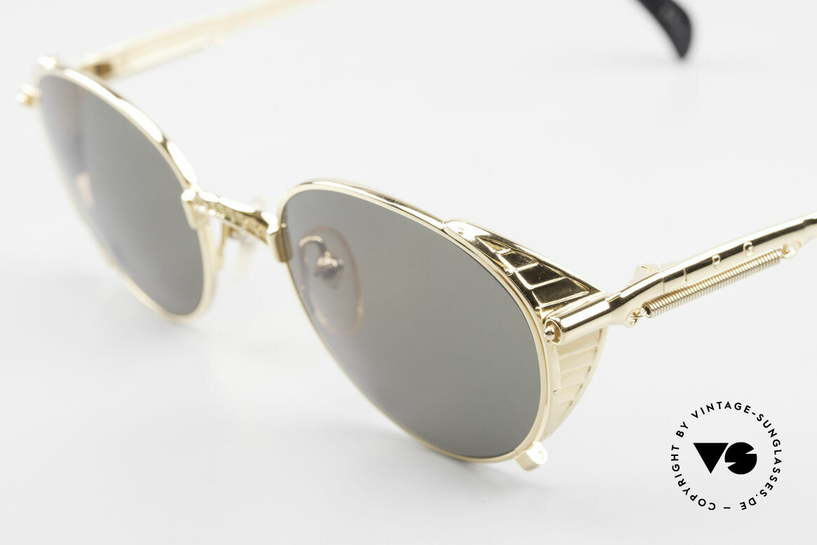 Jean Paul Gaultier 56-4174 Steampunk Sonnenbrille 90er, unbenutzt (wie alle unsere JPG Sonnenbrillen), Passend für Herren und Damen