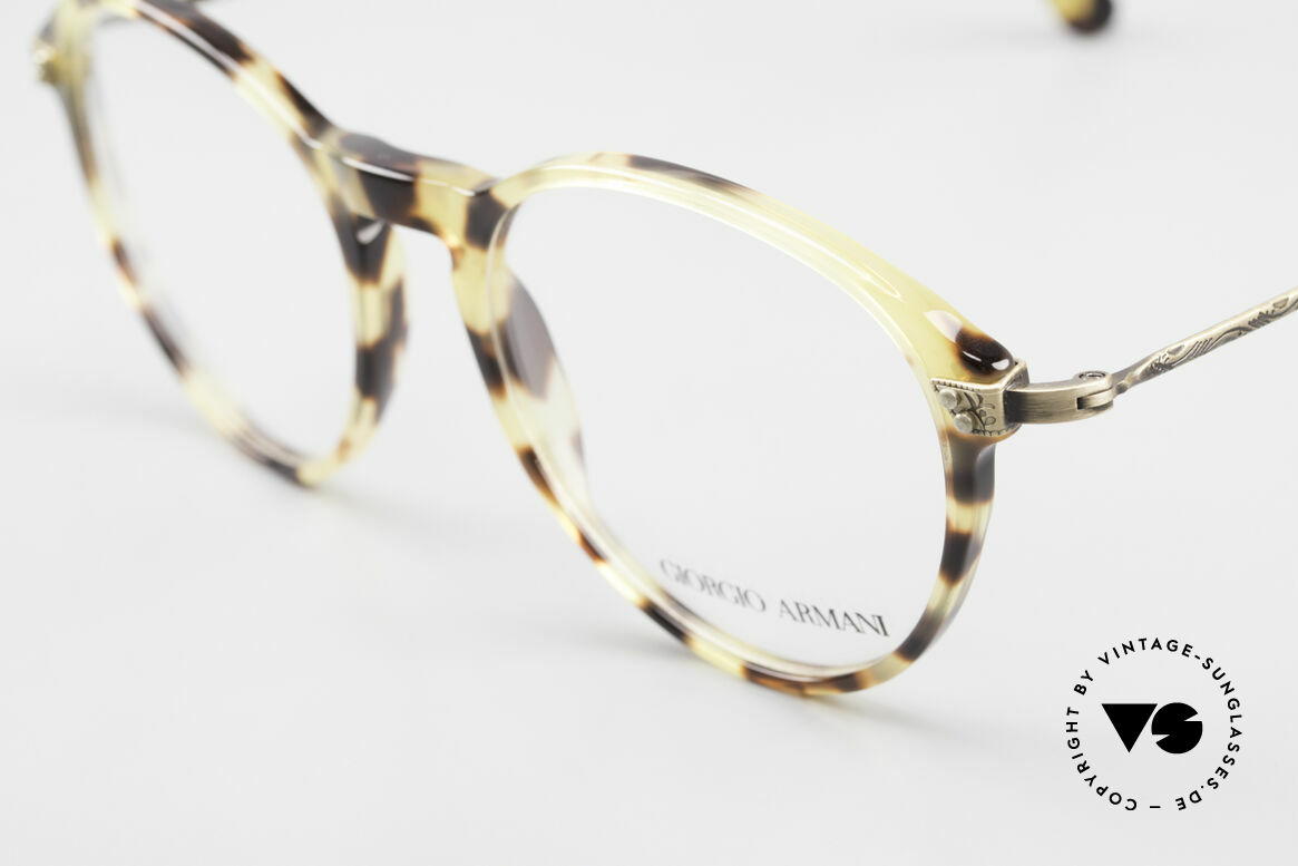 Giorgio Armani 329 Damenbrille & Herrenbrille 90er, interessante Farbkombinationen; S bis M Gr. 50-18, Passend für Herren und Damen