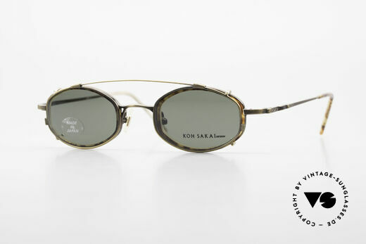 Koh Sakai KS9836 Titanium Brille mit Sonnen-Clip Details