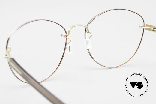 Lindberg 2303 Spirit Titan Randlose Damenbrille Titanium, minimalistisch = ohne Schrauben, Nieten oder Lötungen!, Passend für Damen
