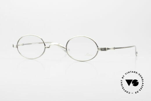 Lunor II 04 Ovale XS Brille Antik Silber Details