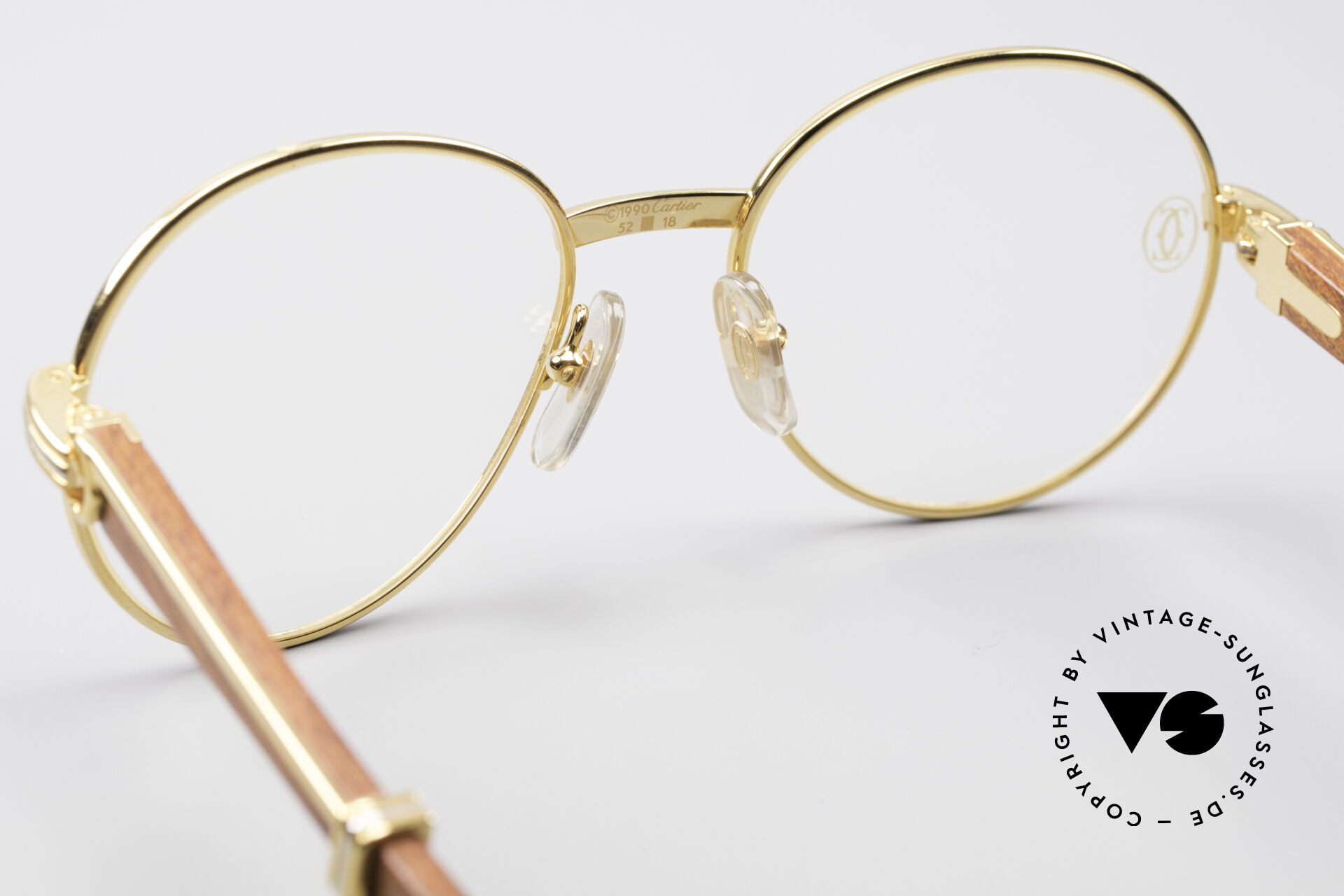 Cartier Bagatelle Bubinga Edelholzbrille Luxus