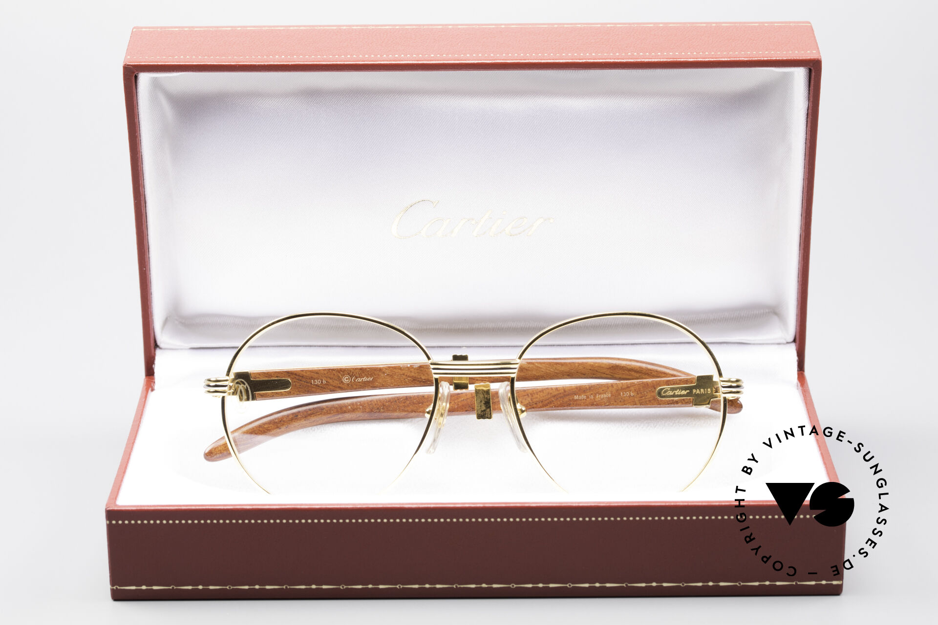 Cartier Bagatelle Bubinga Edelholzbrille Luxus
