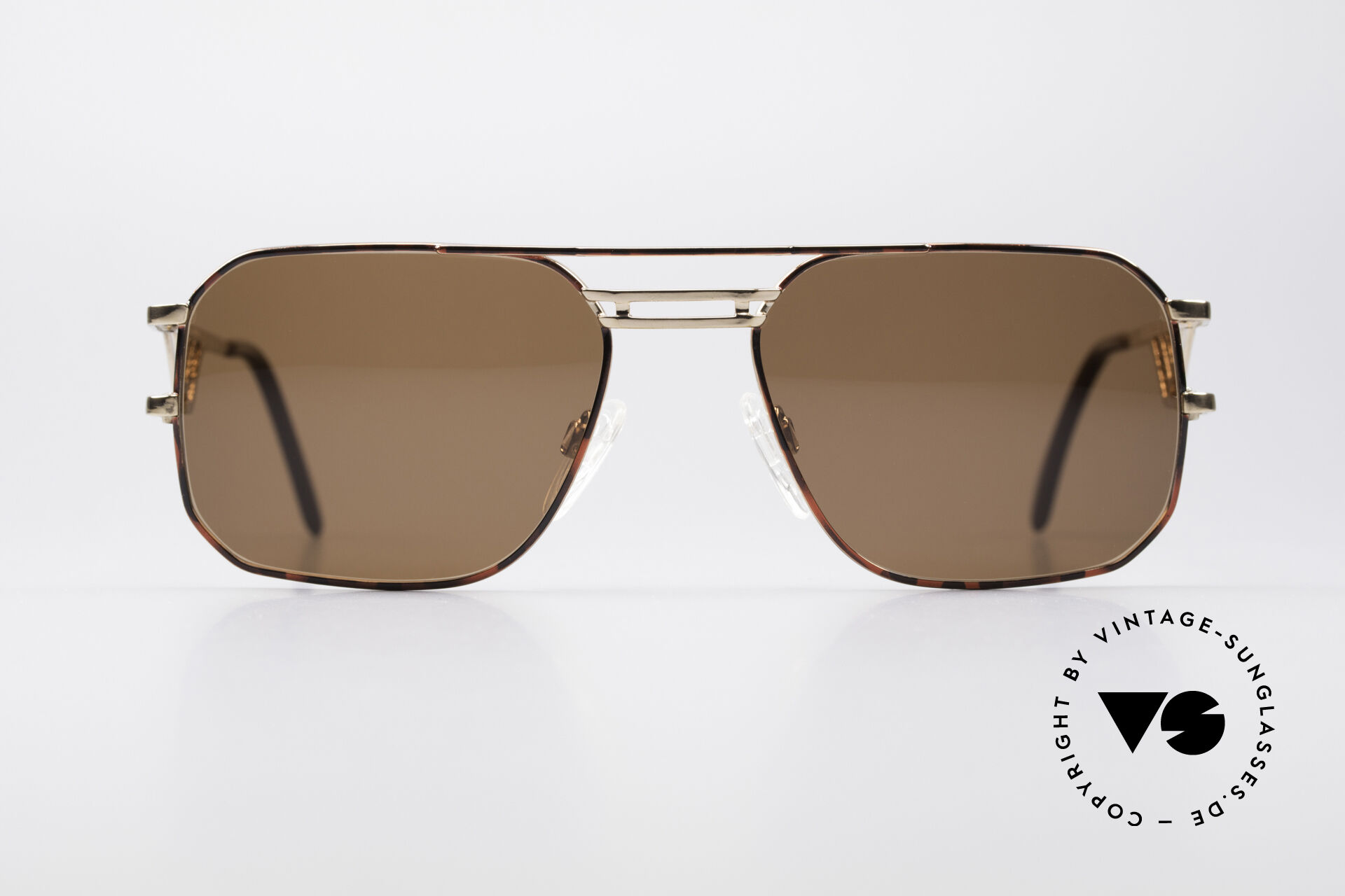 Lunettes De Soleil Vintage Neostyle Academic 200 - Monture Or Ovale Années 80 - Neues Avec étiquettes (Allemagne)