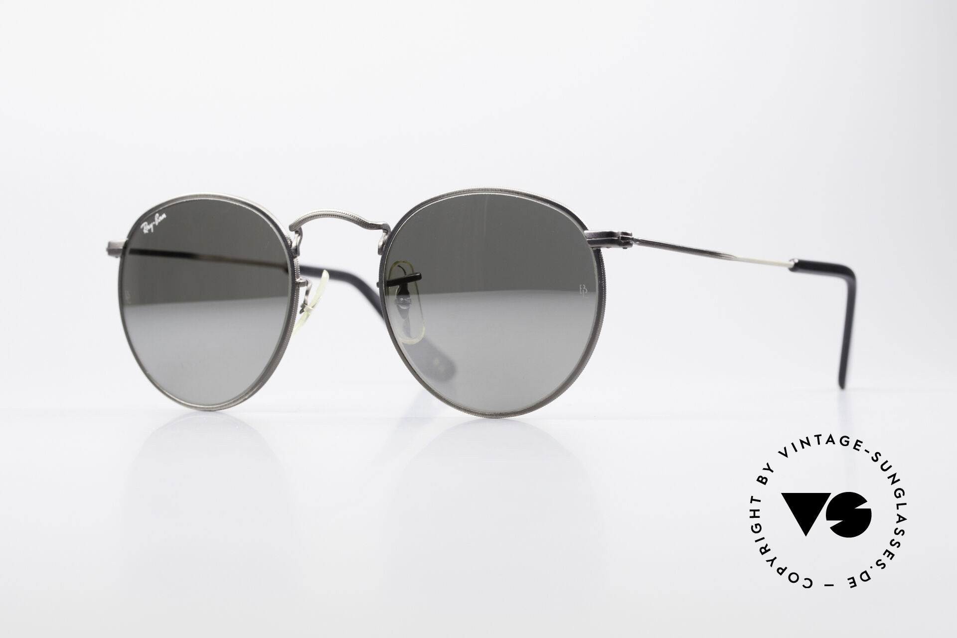 Metal Sonnenbrille Ray Ban 47 Round Sonnenbrillen Verspiegelte B&L