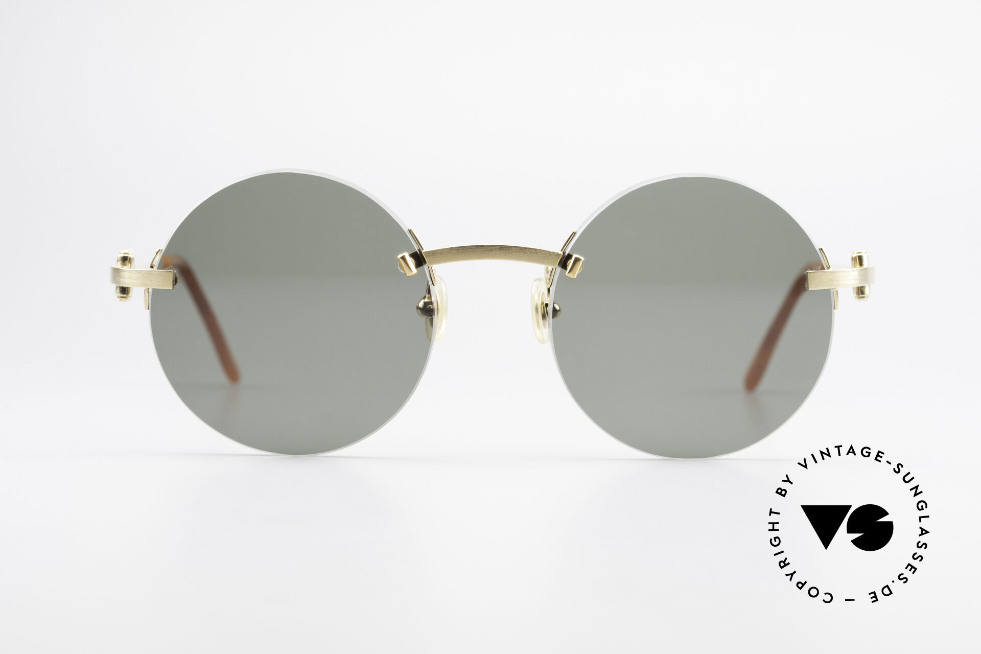 Sonnenbrillen Cartier C Decor Madison Runde Luxus Sonnenbrille
