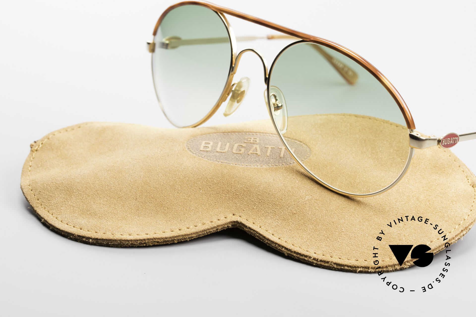 Sonnenbrillen Bugatti 65986 80er Herren XL Sonnenbrille