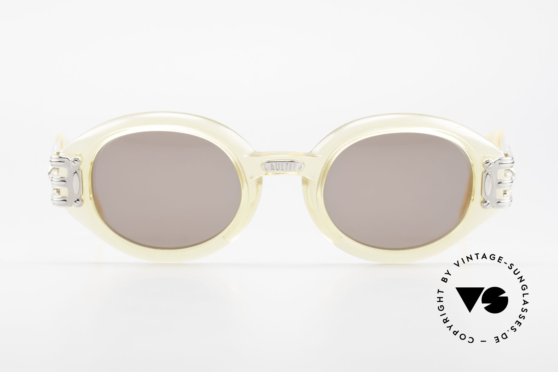 Sonnenbrillen Jean Paul Gaultier 56-5203 90er Steampunk Brille Oval