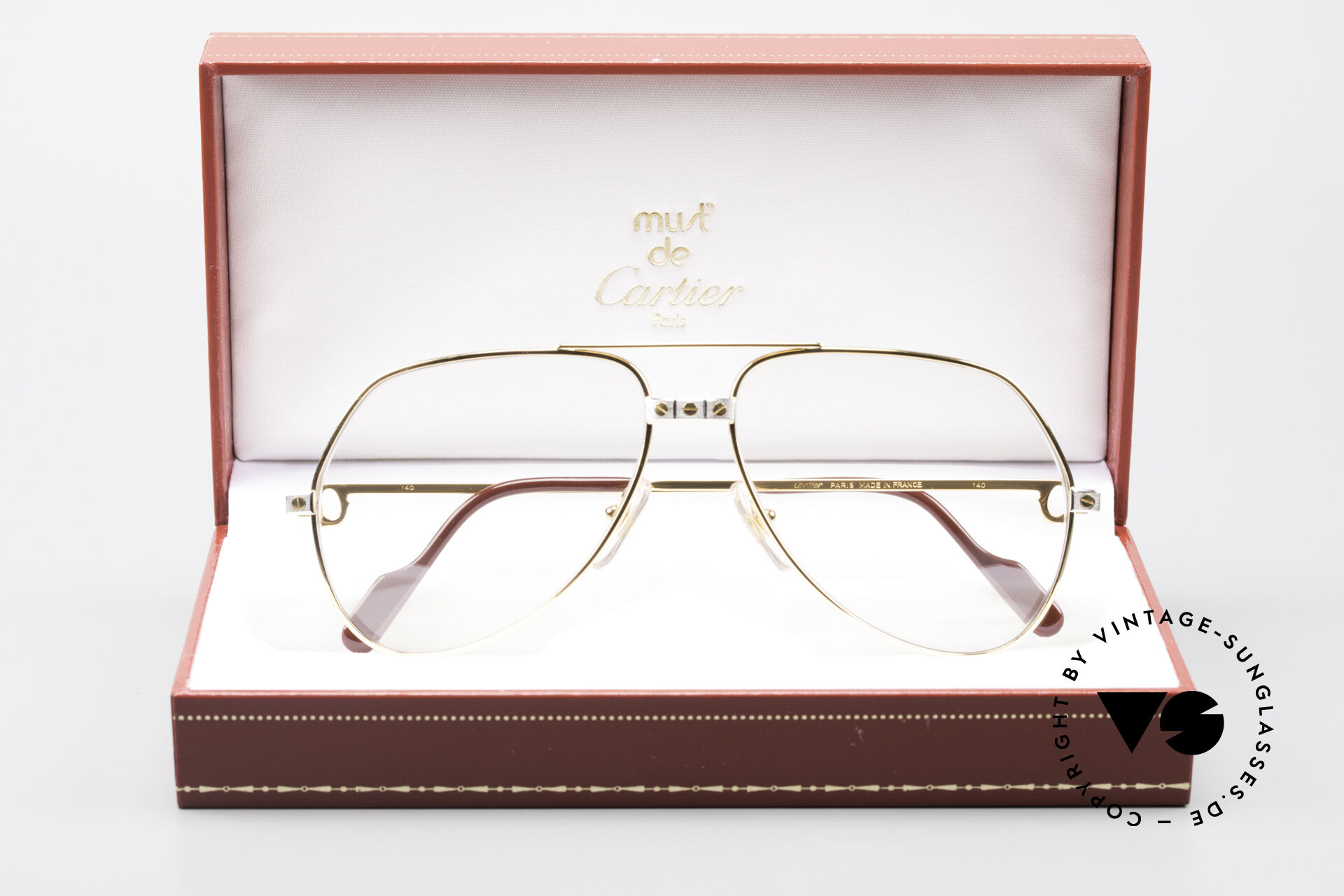 Vintage cartier glasses mens sale