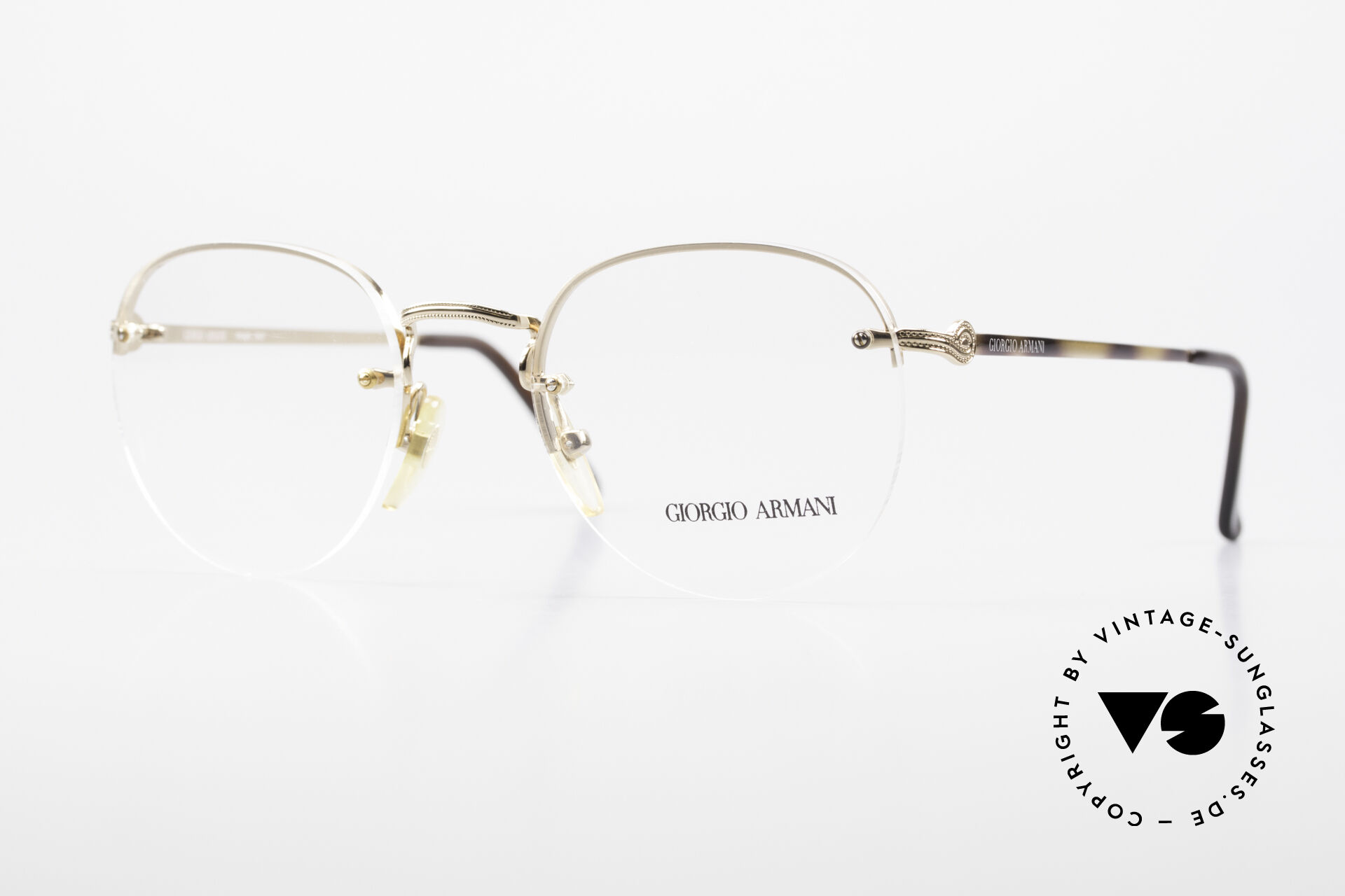Armani rimless eyeglasses clearance
