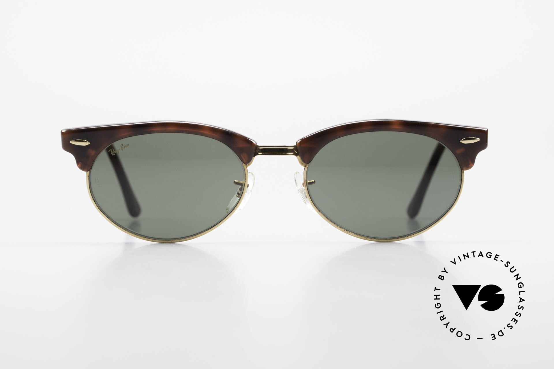 Sonnenbrillen Ray Ban Clubmaster Oval 80er Bausch Lomb Original