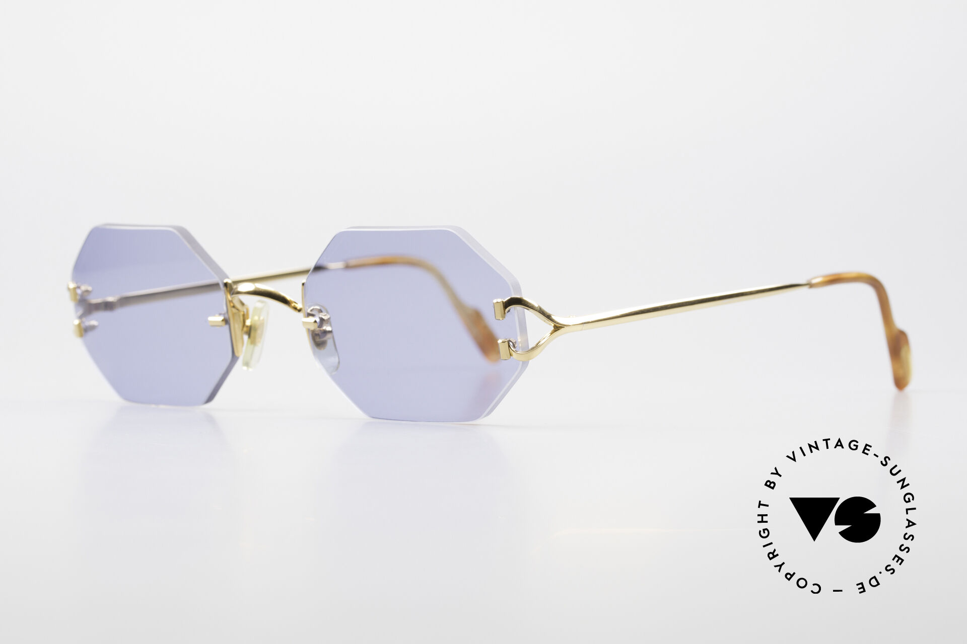 Sonnenbrillen Cartier Rimless Octag Luxus Sonnenbrille Einzelstuck