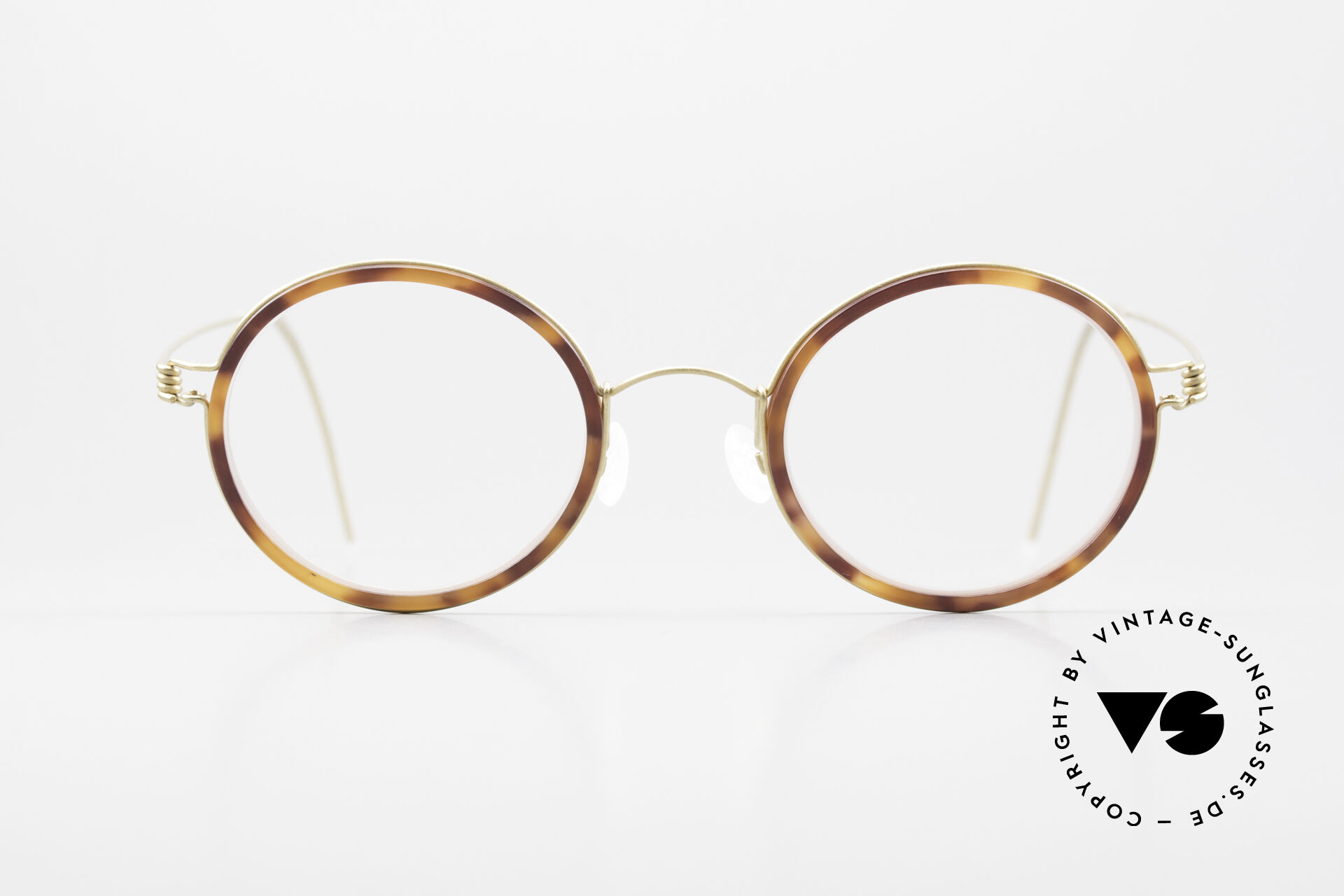 Lindberg Cameron Air Titan Rim Runde Brille Damen Herren Titan
