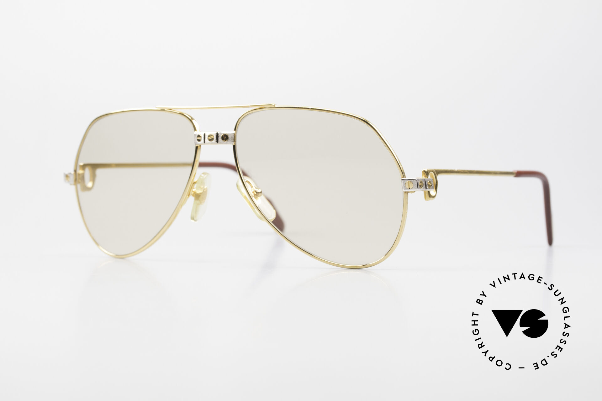 Sonnenbrillen Cartier Vendome Santos S 80er Sonnenbrille Automatikglas