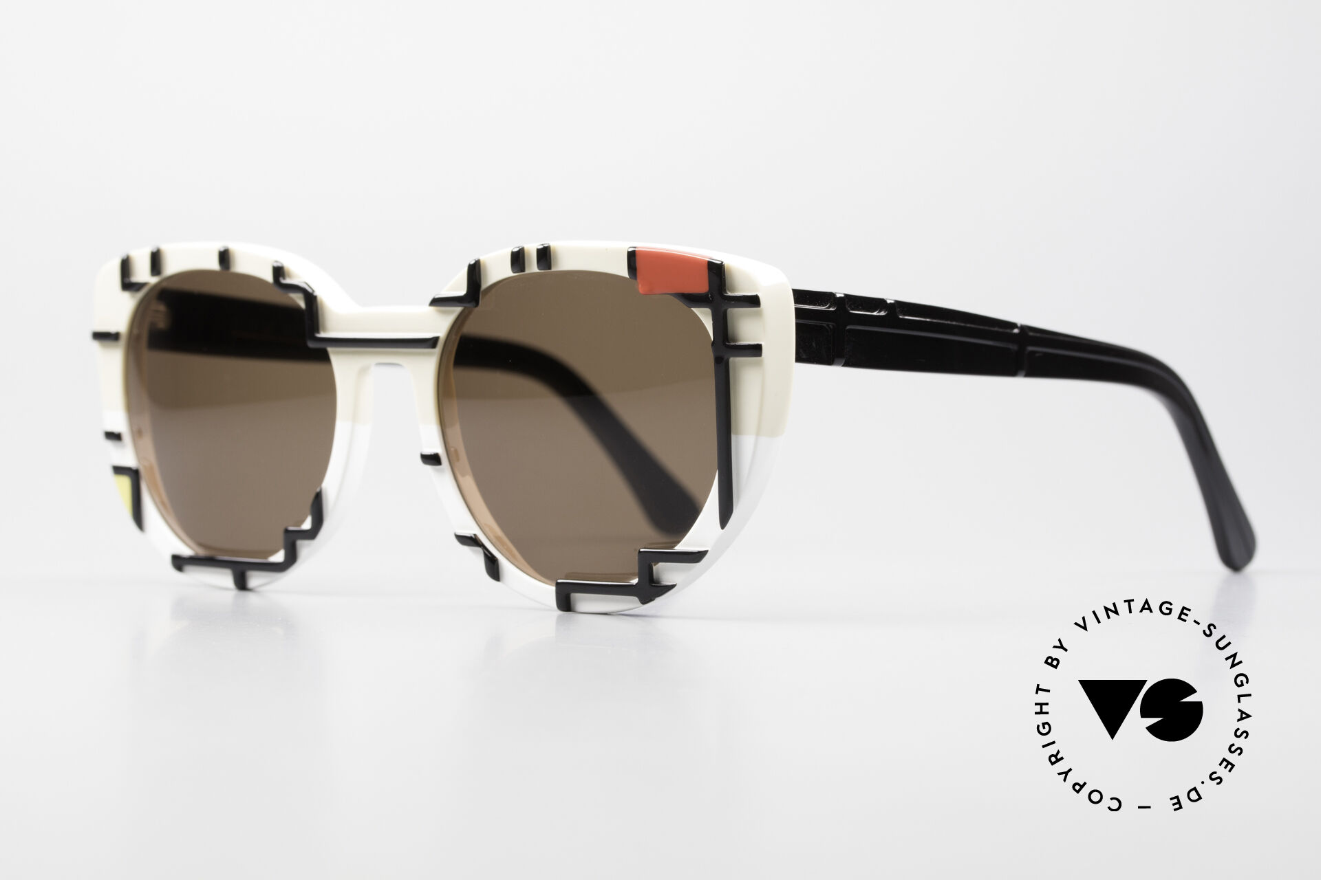 Sonnenbrille Steampunk Vintage – Runde Hippie-Brille In Blau/Gold – Retroer Look Für Besondere Styles