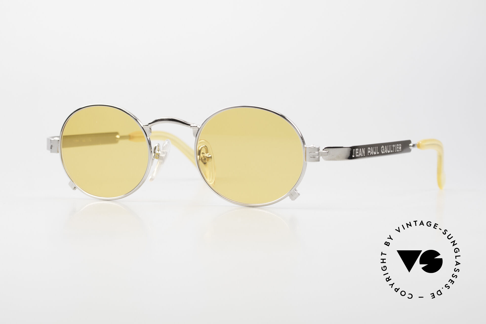 Sonnenbrillen Jean Paul Gaultier 56 1173 Ovale Vintage Brille Steampunk