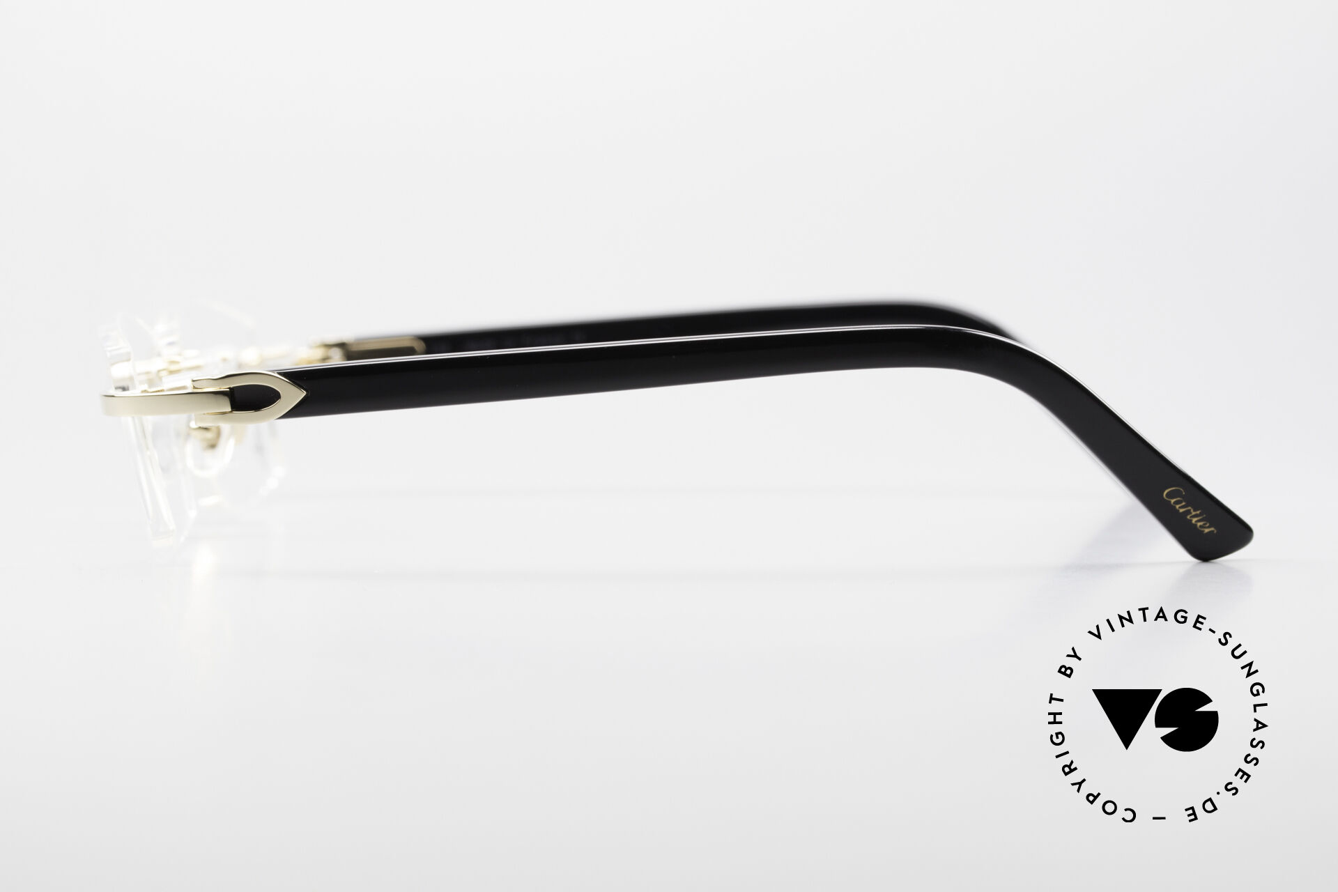 Vintage cartier glasses wood hotsell