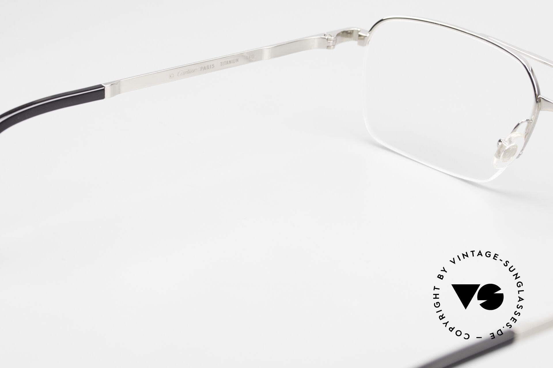 Cartier Semi T-Eye Titanfassung Nylor Halbrand