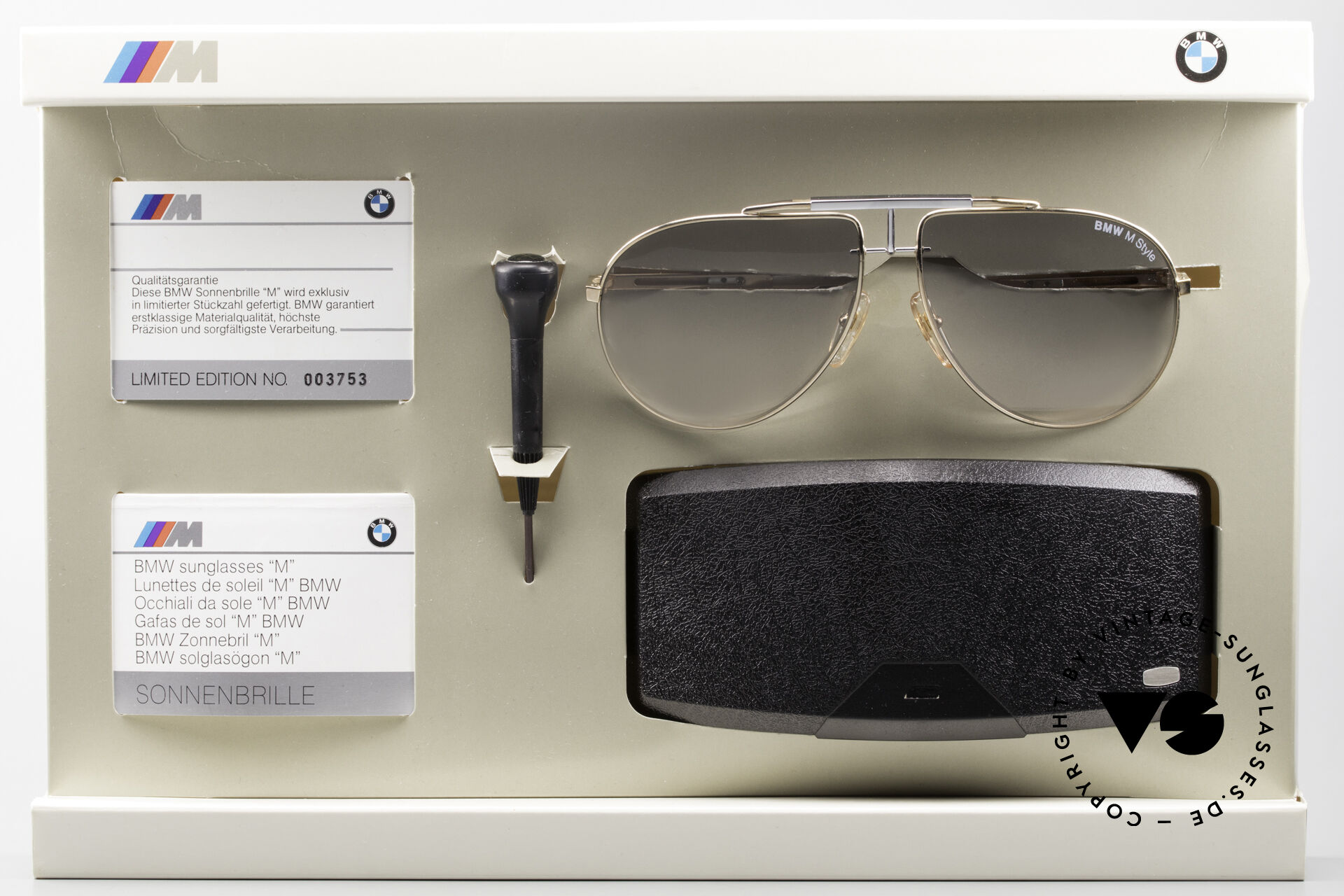 Sonnenbrillen Alpina BMW M Style 80er Sammlerbrille Limited 