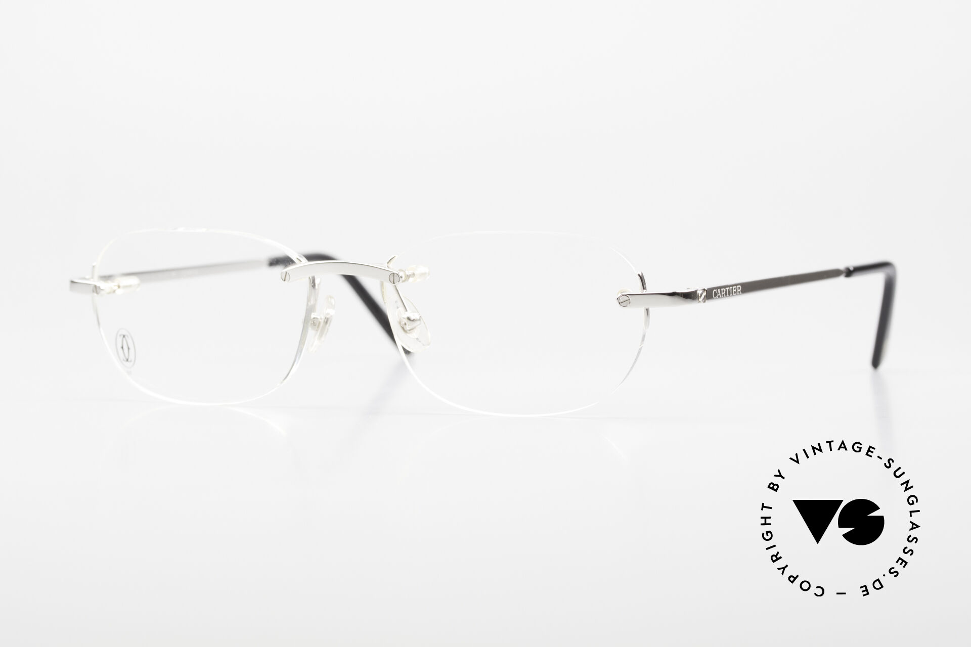 Platinum cartier glasses hotsell