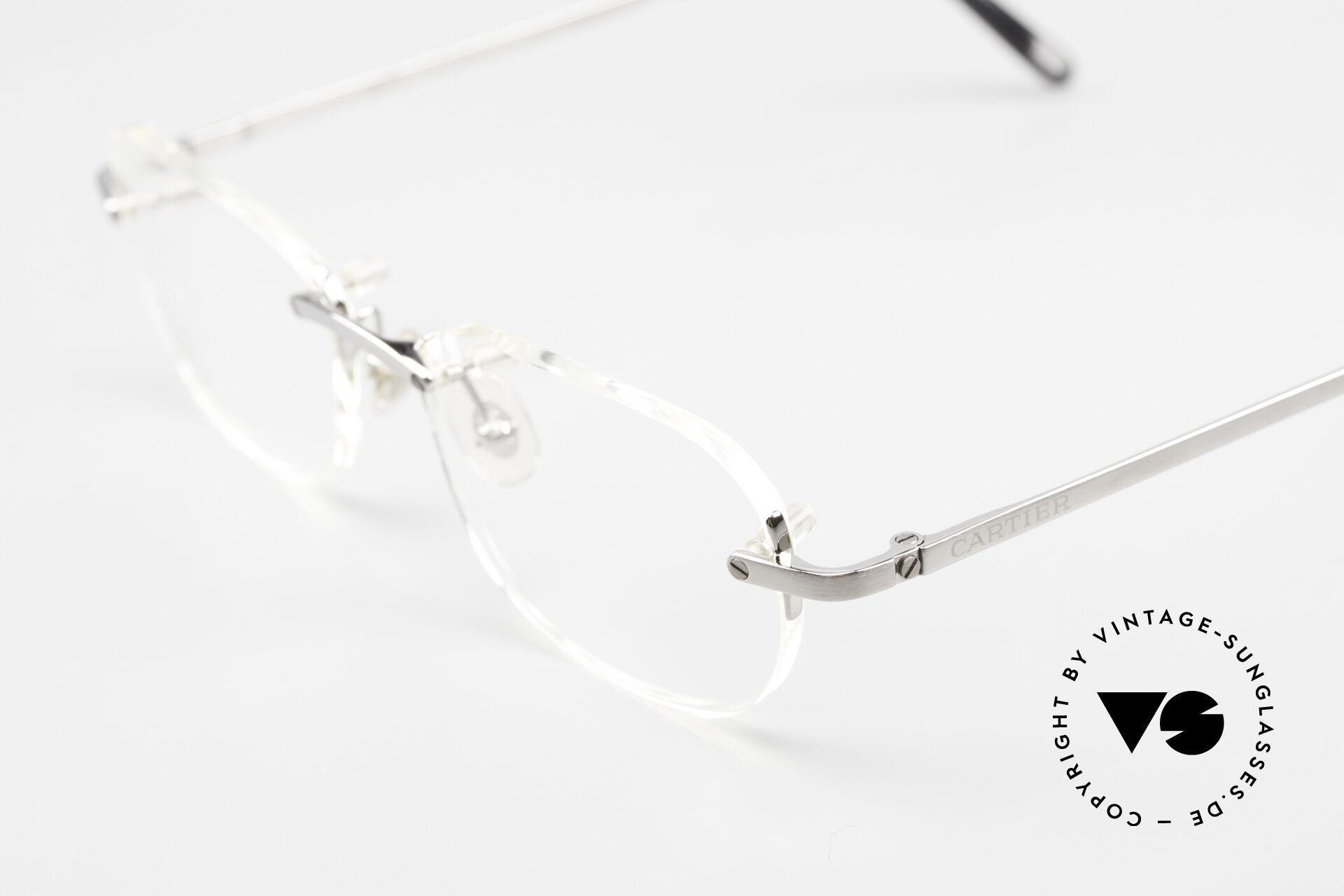 Cartier rimless eyeglasses outlet