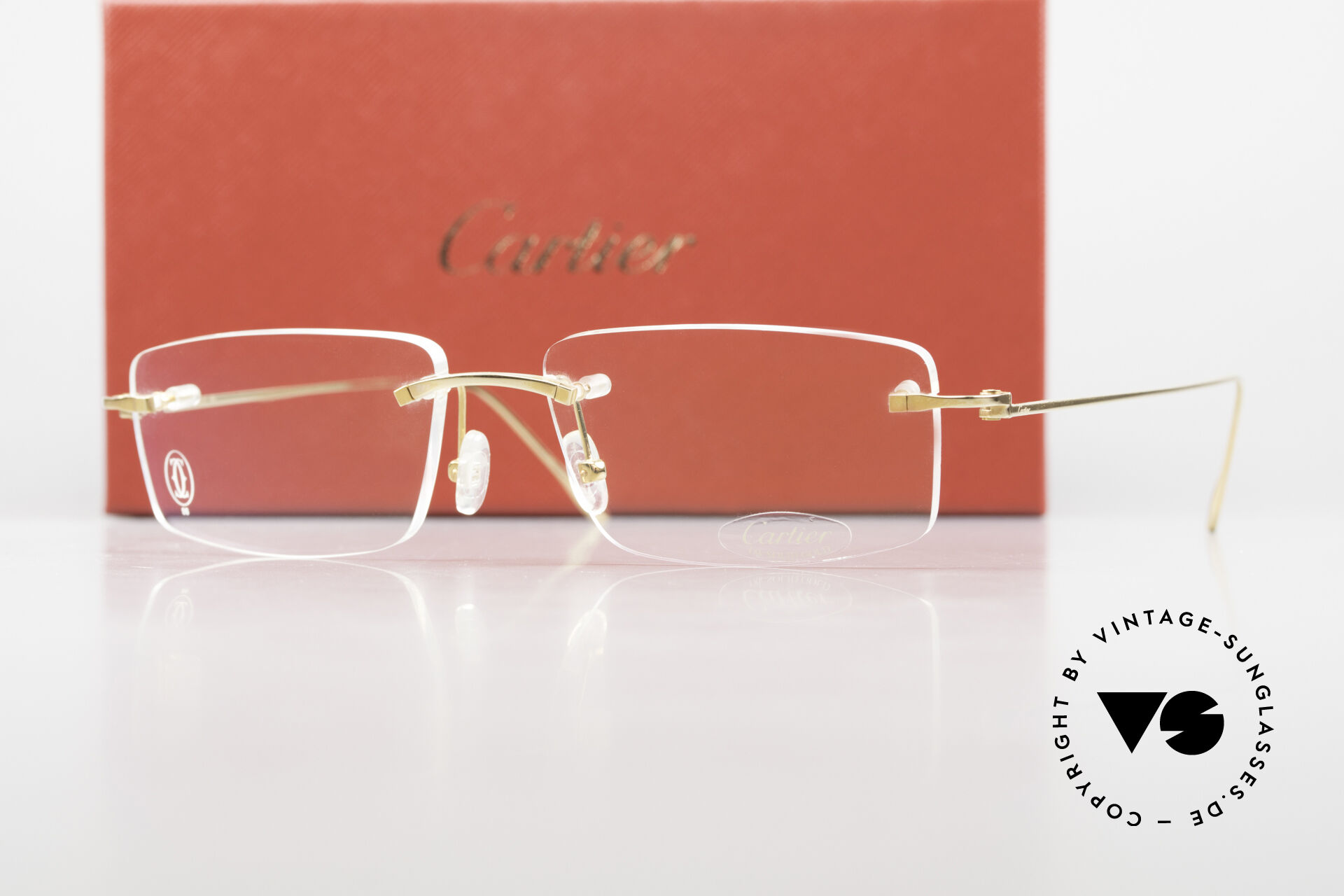 Brillen Cartier Precious Metal 18kt Echtgold Brille
