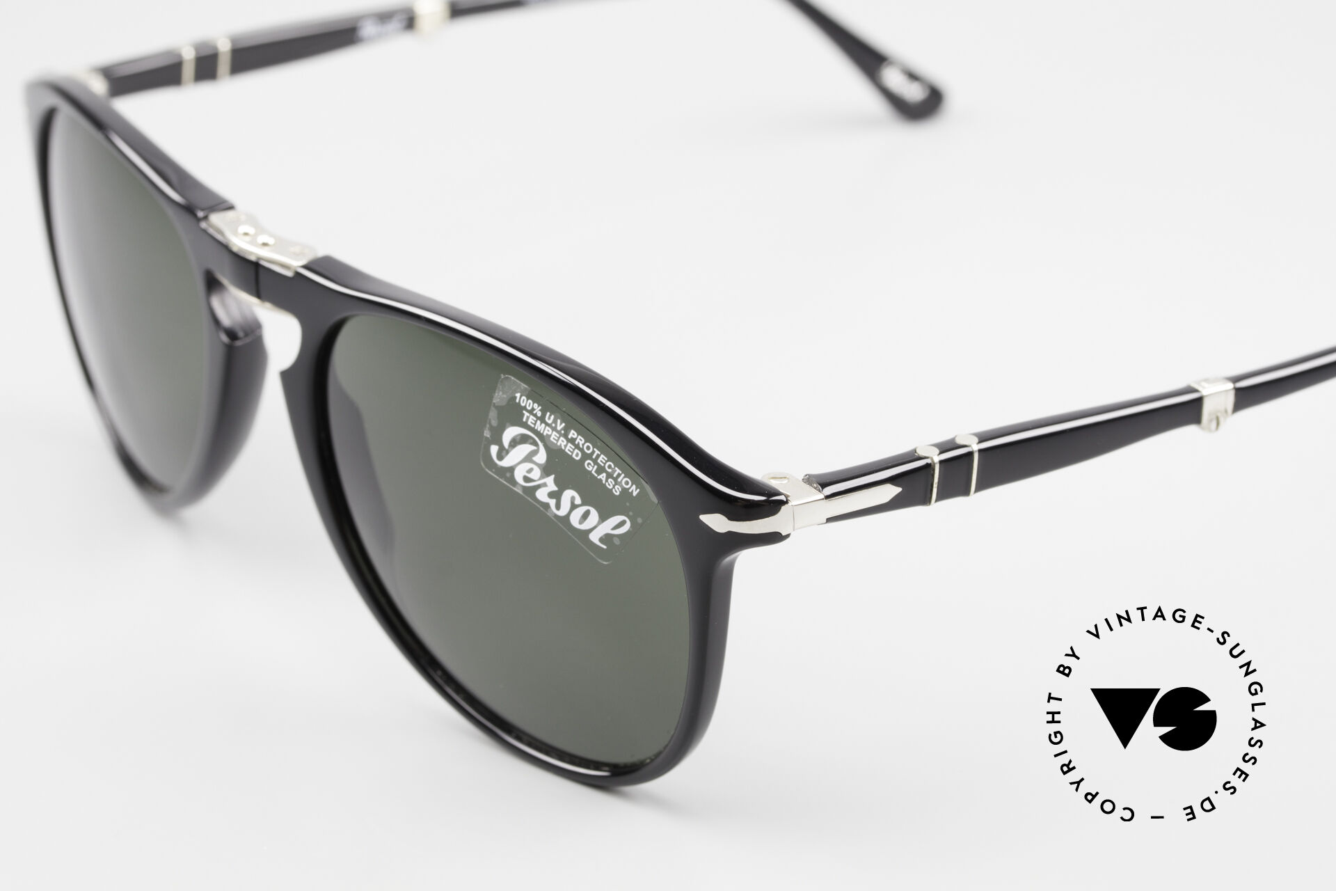 Verres De Rechange Persol 9714 55 S3 Bleu Dégradé Polarisé - Neuf Avec étiquettes