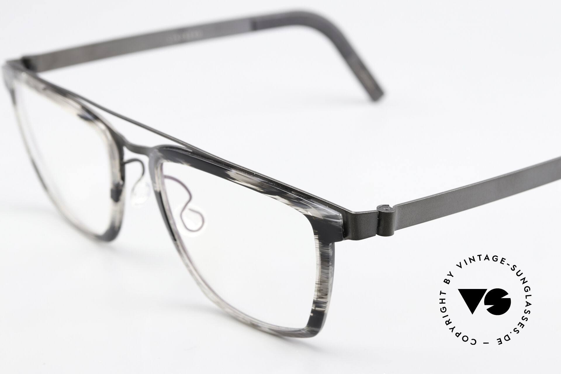 Brillen Lindberg 4507 MøF Titanium Auswechselbare Glasfassung