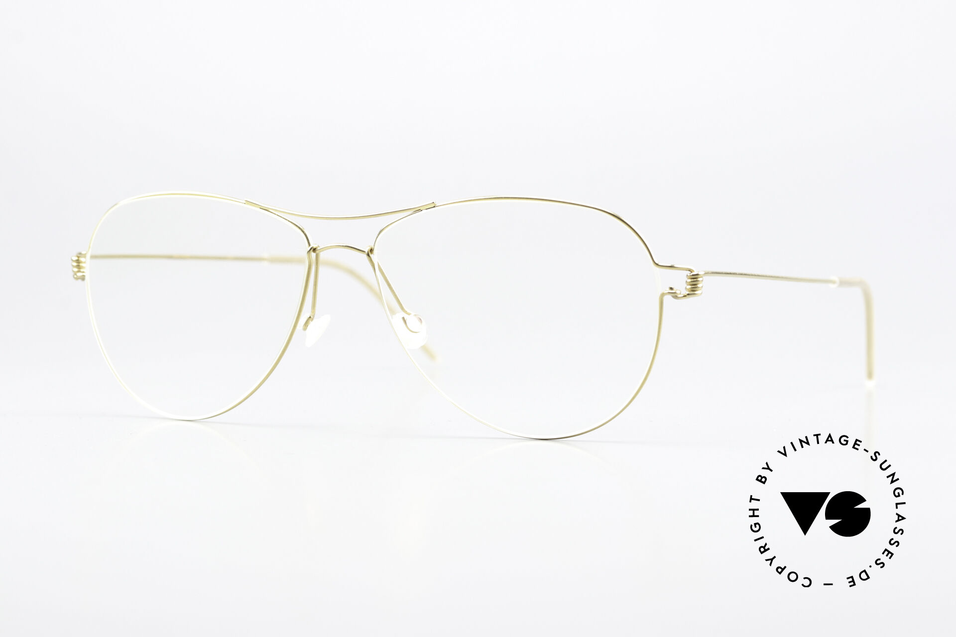 Lindberg Tilda Air Titan Rim Titanium Brille Unisex Gold