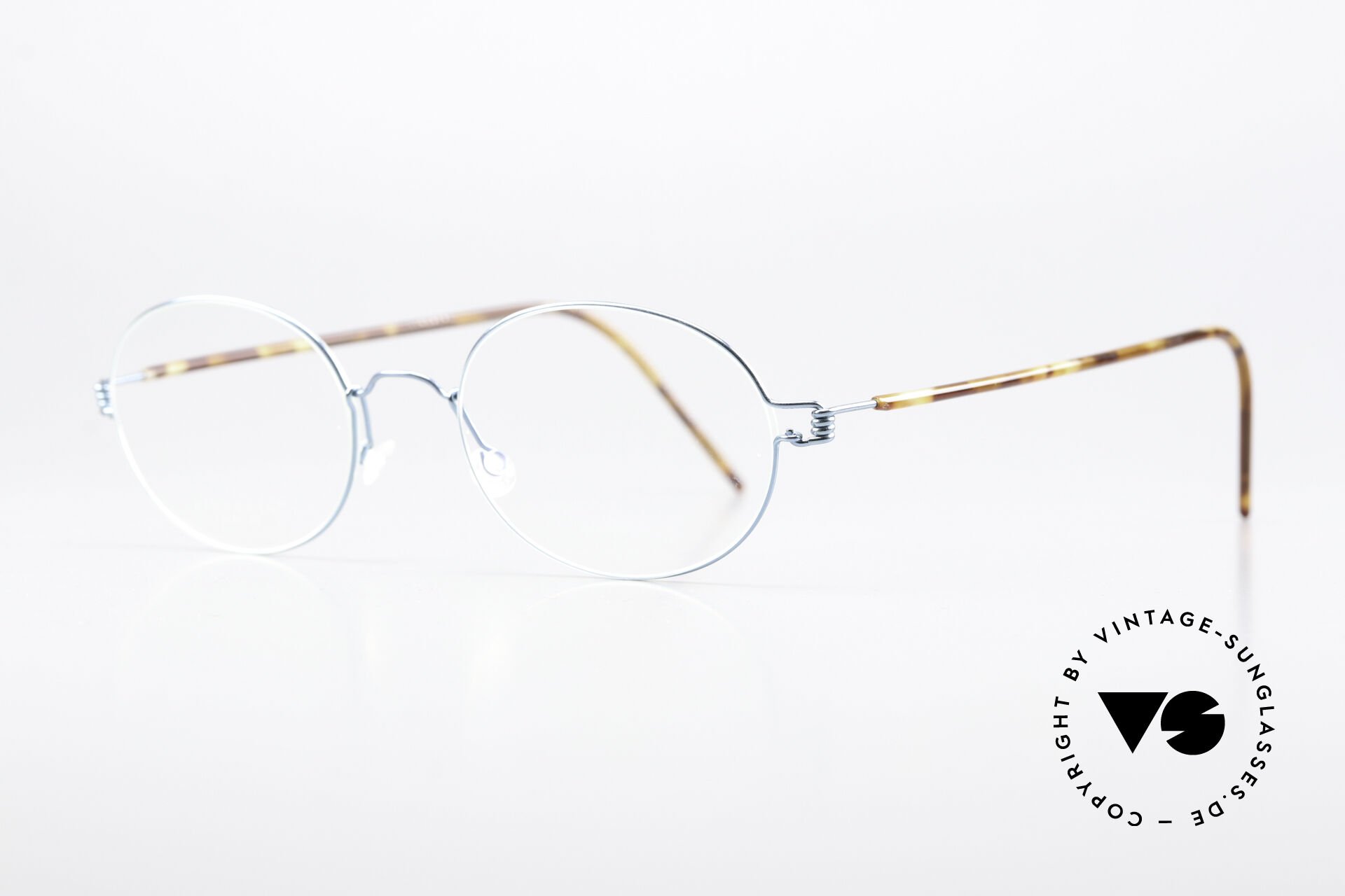 Lindberg York Air Titan Rim Ovale Brille Titanium Unisex