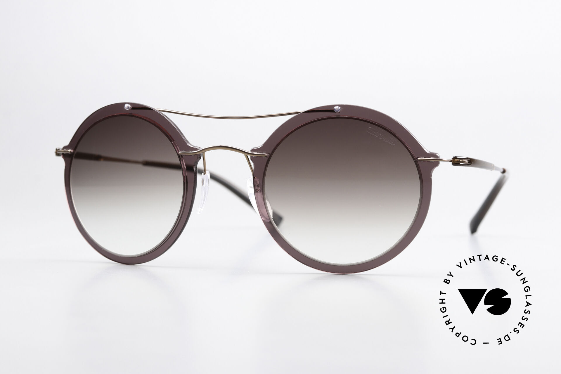 Sonnenbrillen Silhouette 8705 Leichte Runde Sonnenbrille