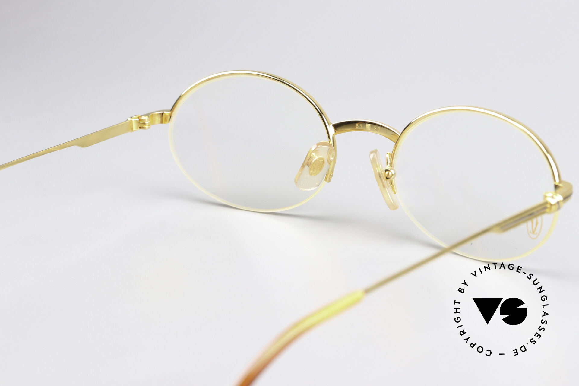 Cartier round frame glasses discount