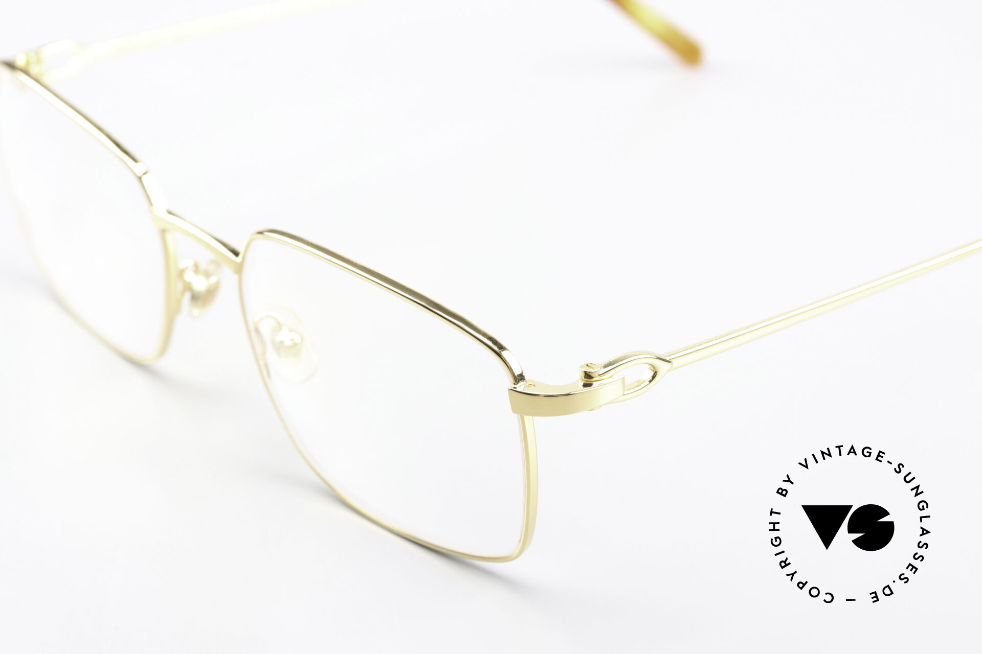 Brillen Cartier C Decor Metal Vergoldete Luxus Brille