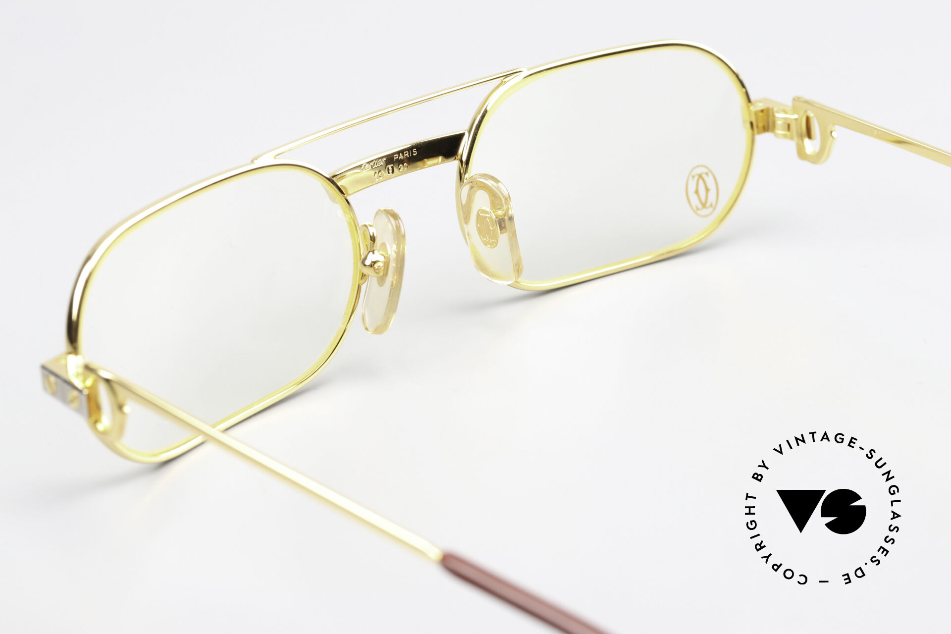 Brillen Cartier MUST Santos S 80er Vintage Brille Unisex