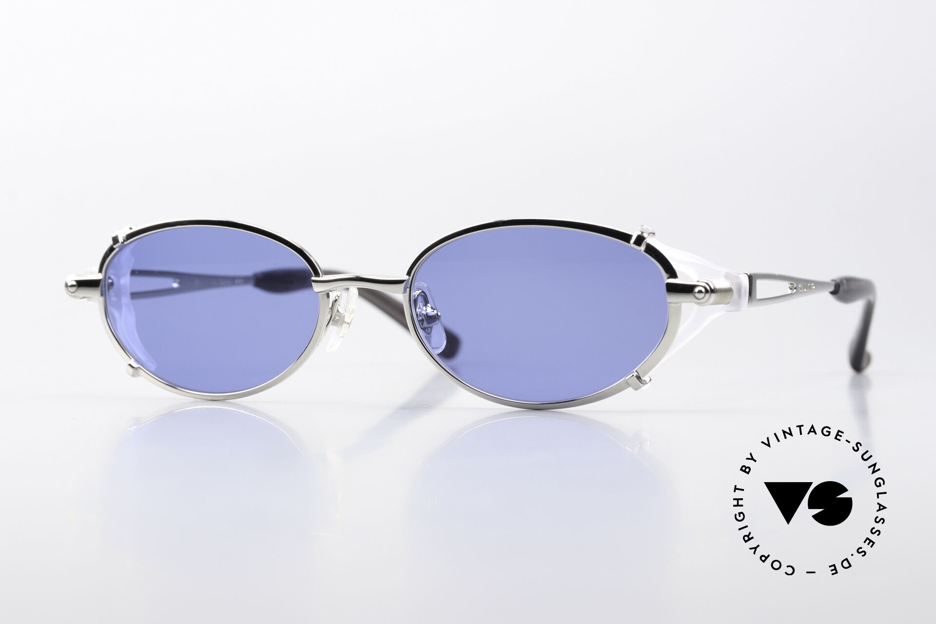 Sonnenbrillen Jean Paul Gaultier 56-0035 Ovale 90er Titan Sonnenbrille