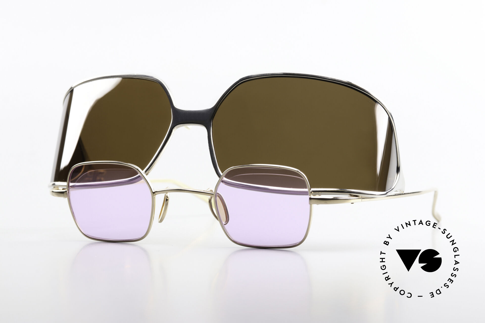 Sonnenbrillen Christian Roth 14004 Mit Wrap Around Clip-On
