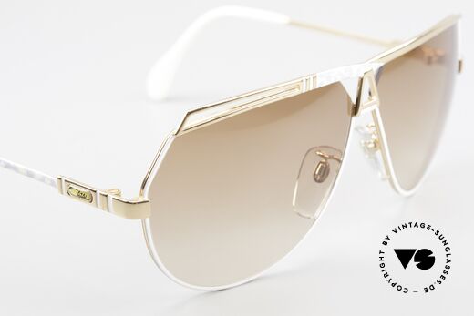 Cazal 954 Vintage Designer Sonnenbrille, mit neuen Gläsern in hellbraun-Verlauf; 100% UV Schutz, Passend für Herren und Damen