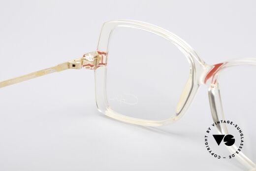 Cazal 175 Echt 80er Vintage Brille, orig. Demogläser können beliebig ersetzt werden, Passend für Damen