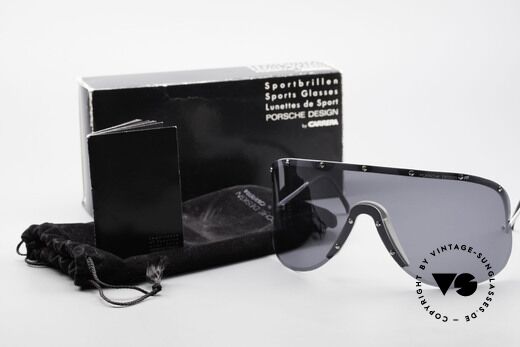 Porsche 5620 Yoko Ono Sonnenbrille Silber, inzwischen von diversen Promis (Madonna, etc) getragen, Passend für Herren und Damen