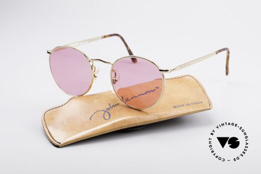 John Lennon - The Dreamer Die Rosarote Vintage Brille, ungetragen (wie alle unsere "Hippie-Sonnenbrillen"), Passend für Herren und Damen
