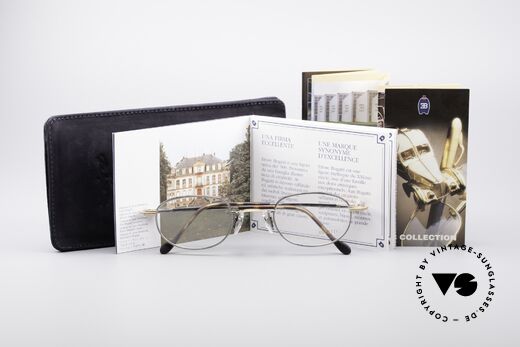 Bugatti 23592 Rare 90er Luxus Brillenfassung, KEINE Retrobrille, sondern ein altes ORIGINAL, Passend für Herren