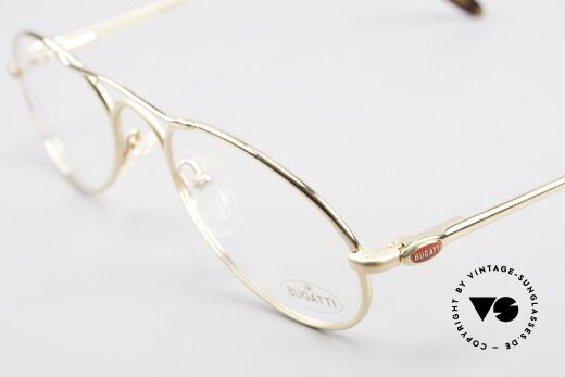 Bugatti 23407 Herrenbrille mit Sonnenclip, Größe: medium, Passend für Herren