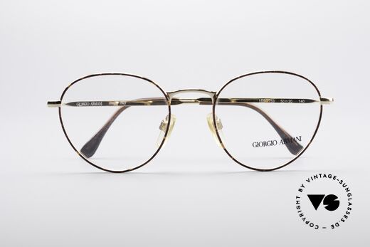 Giorgio Armani 165 Vintage Brille Panto 80er 90er, KEINE RETROBRILLE, sondern ein altes ORIGINAL!!, Passend für Herren